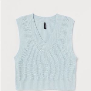 Baby Blue Sweater Vest H&M